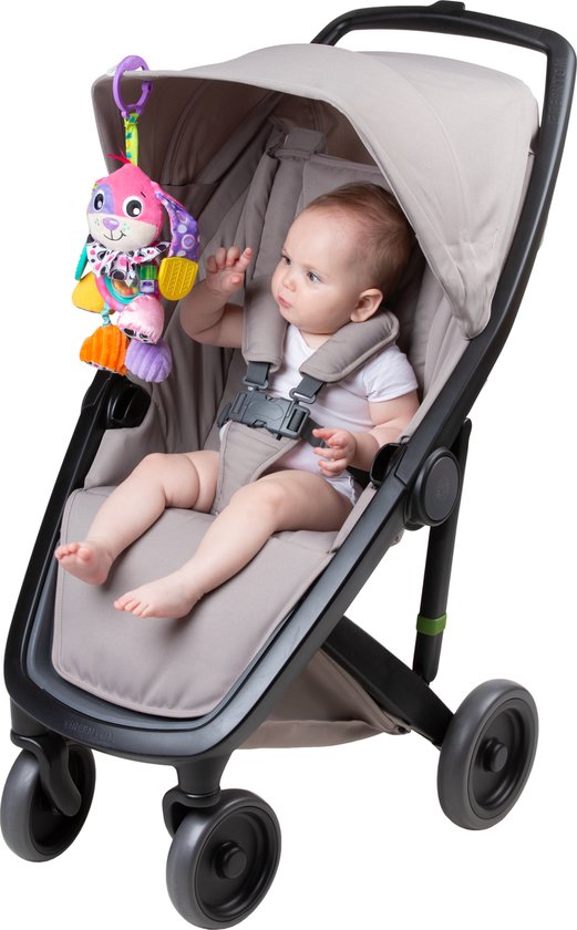 Playgro Activity Friend Dixie Dog - Baby Speelgoed - Hangspeeltje - Kinderwagenspeeltje - Rammelaar - Kinderwagenaccessoire - Buggyaccessoire - Educatief Speelgoed - Knuffeldier van Playgro — afbeelding 2