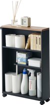 Bol.com Yamazaki Badkamer Trolley - Tower - Zwart aanbieding