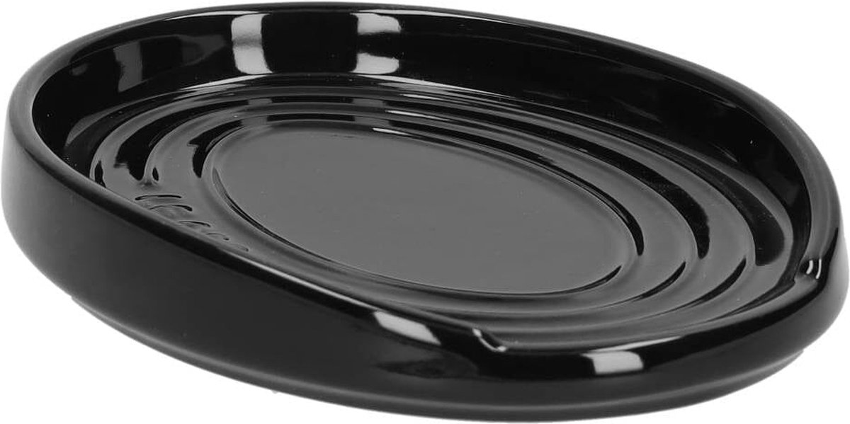 Le Creuset - Lepelhouder ovaal Ebbenzwart 15cm