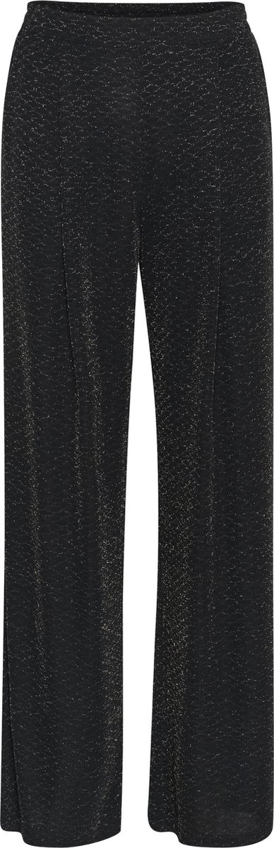 Kaffe KAellie Dames Broek -Black Glitter Jersey