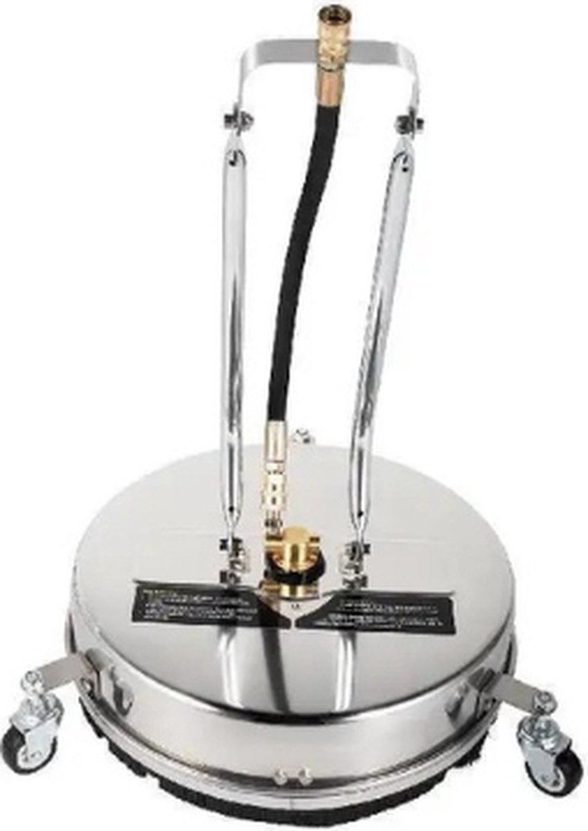 Terrasreiniger - Dekreiniger - Oppervlaktereiniger - 40 cm breed - RVS - 270 bar - Dubbele roterende arm
