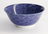 Tokyo Design Studio – Nippon Blue Bowl – Wolken – 500 ml – 15.2 x 6.7 cm – Blauw/Wit
