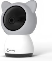 Kolvy® Babyfoon Pro Losse Camera - Intelligente Baby Monitor Uitbreiding - Babyfoon met Camera en App - 1080p - Nachtzicht - Tweeweg Audio