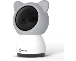 Kolvy® Babyfoon Pro Losse Camera - Intelligente Baby Monitor Uitbreiding - Babyfoon met Camera en App - 1080p - Nachtzicht - Tweeweg Audio