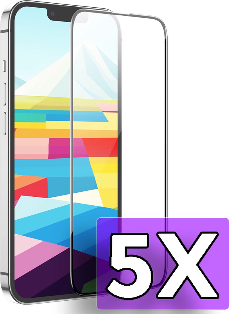 Hoco Glas Geschikt voor Apple iPhone 14 Plus / 13 Pro Max - Screenprotector Glas Gehard - Tempered Glass - Volledige Bescherming - 5 Stuks
