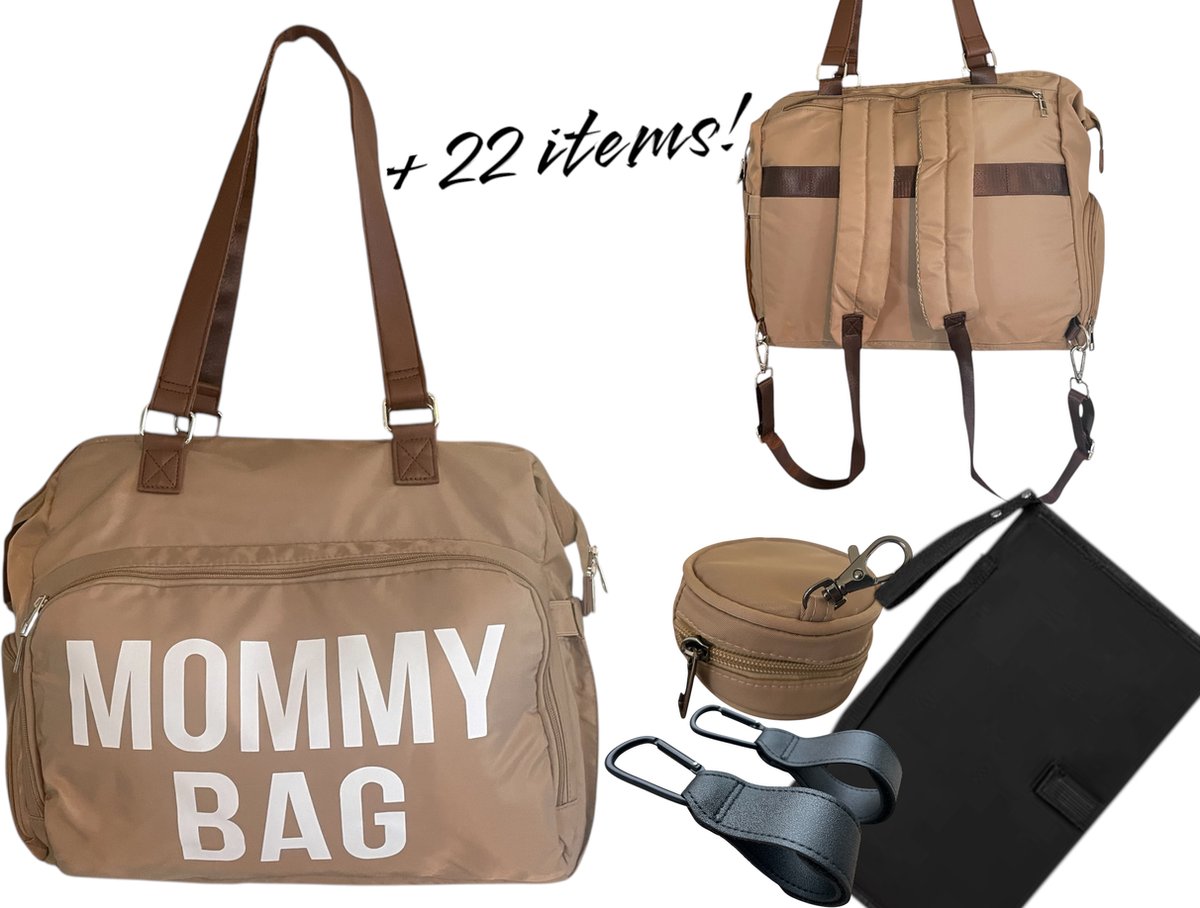 Goedkoopste Jaxx - Luiertas - inclusief 22 essentiele benodigheden - Luiertas Rugzak–kinderwagen haken-geisoleerde flessenvakjes-Luiertassen–Verzorgingstas–Luier Organizer–Kraamcadeau – Kraampakket -Kraampakketten - Baby Cadeau-Kraamkado meisje-Kraamkado jo