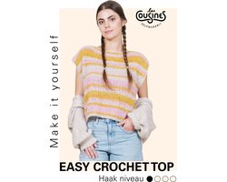 All-in Haakpakket beginners -Easy Crochet top-Alpaca/wol/katoen