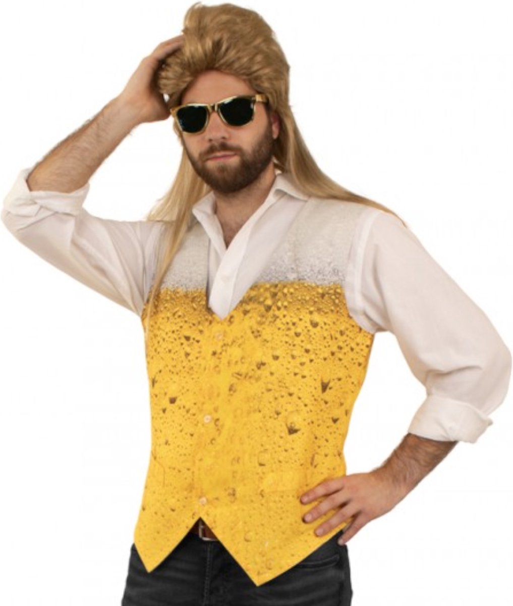 Gilet bier patroon unisex