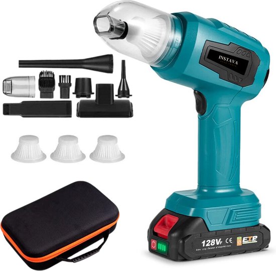 Instava - Accu Auto Stofzuiger incl. 1x Accu (2.0Ah) - - Instava - €59,95