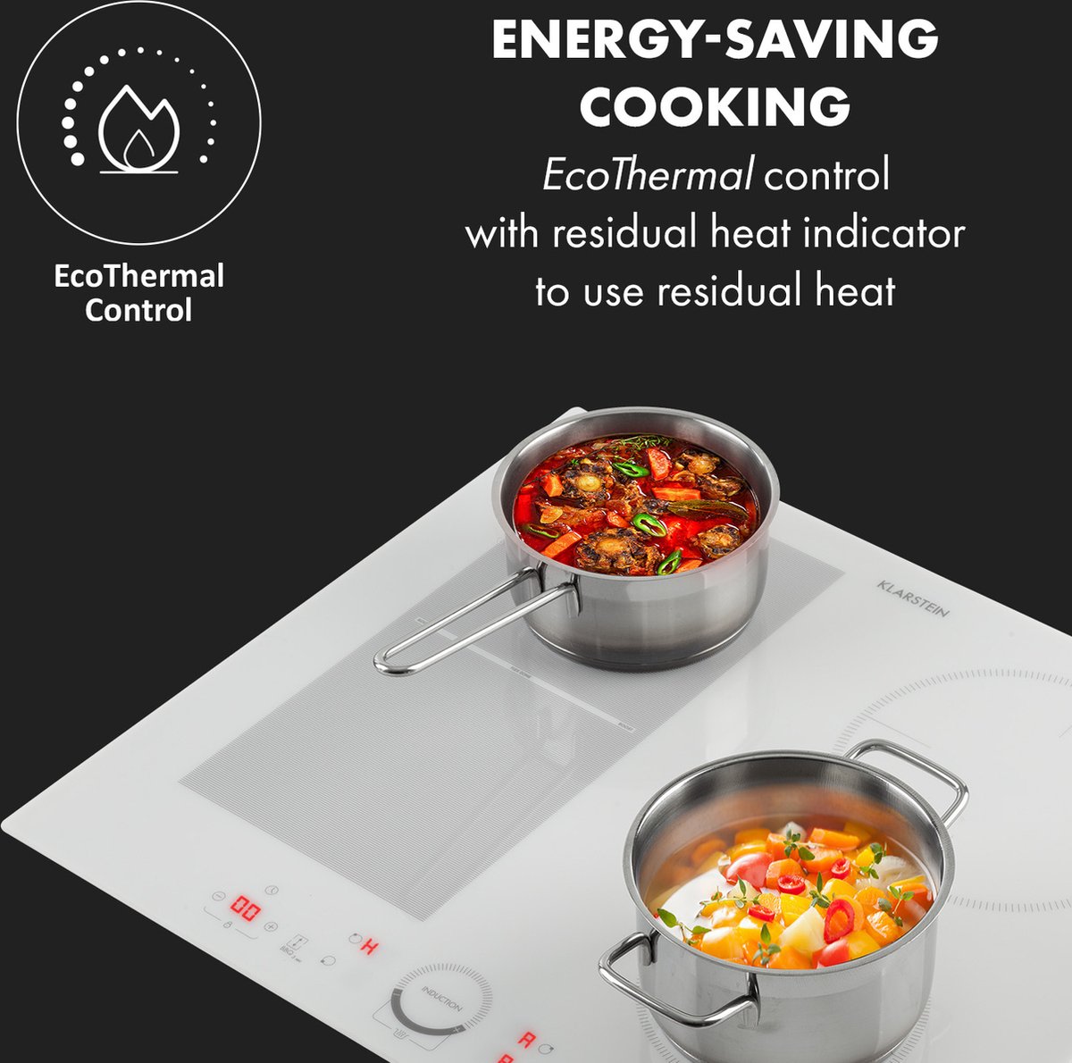 Delicatessa 60 Hybrid inbouwkookplaat inductie 4 zones 7000W