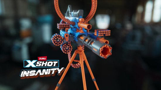 ZURU - XSHOT - Insanity Mad Mega Barrel - Speelgoedblaster - Met