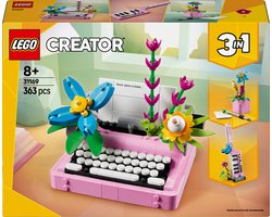 LEGO Creator 3in1 Typemachine met bloemen - 31169 Image