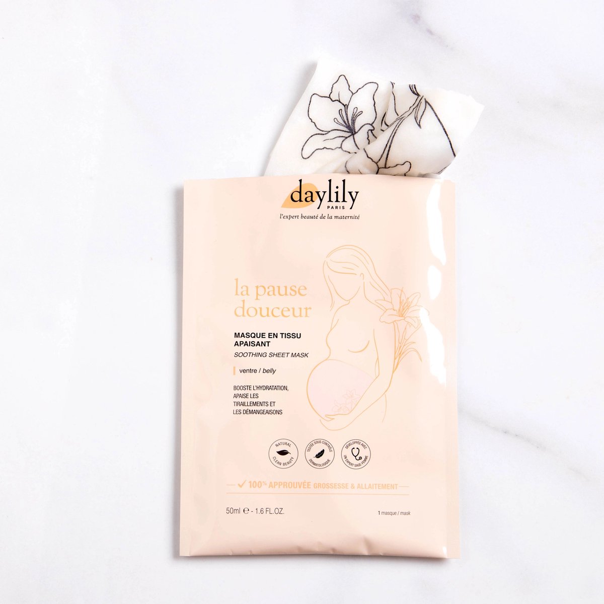Goedkoopste Daylily Paris - La Pause Douceur Rustgevend Buik Sheetmasker