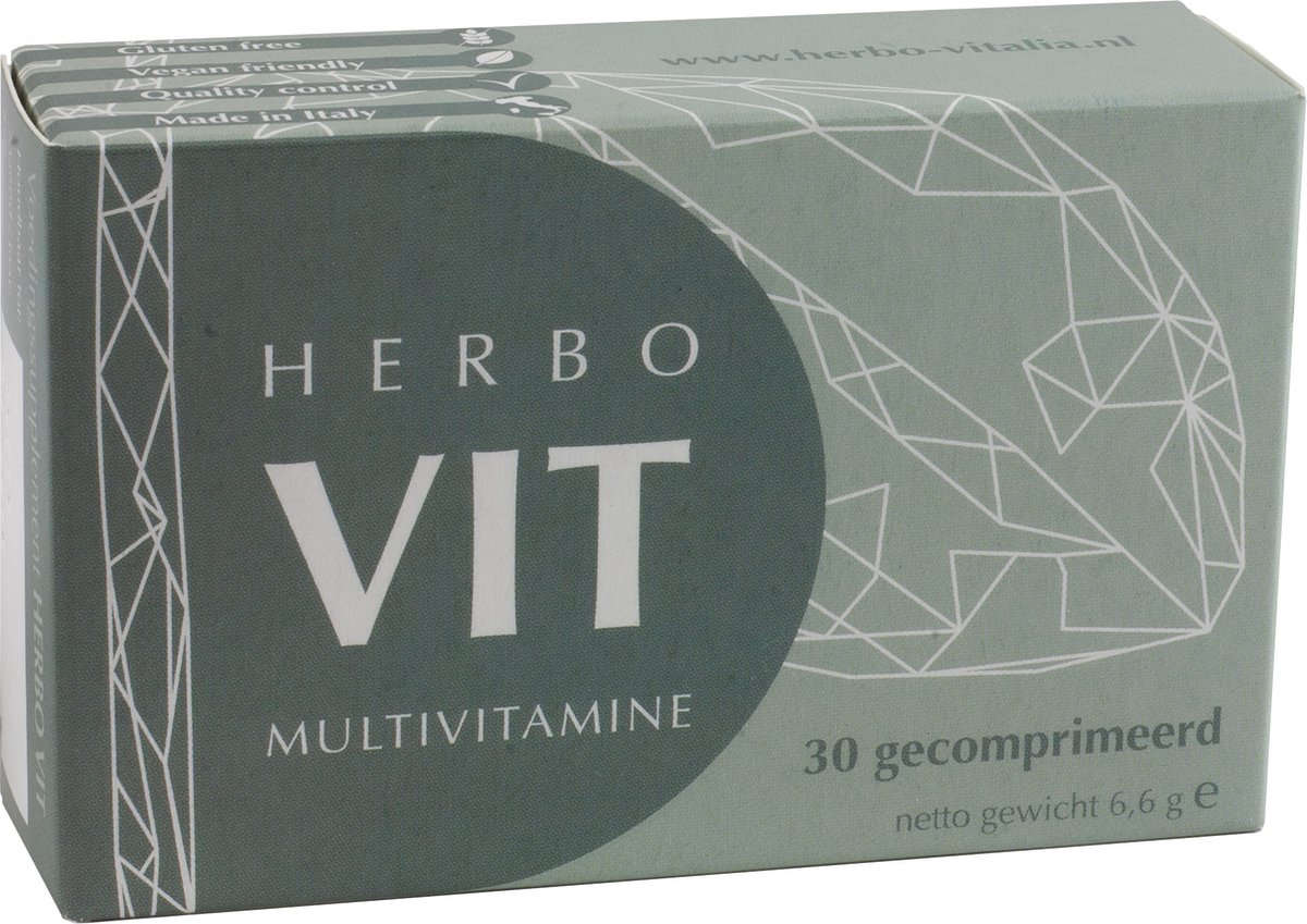 Goedkoopste Herbo VIT - Multivitamine supplement - 30 gecomprimeerd - 6gr