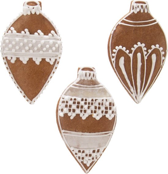 Koekjessnijder Edelstaal Kerstbal 9 cm - Vormen - Uitsteekvorm - Cookie - Cutter - Uitsteekvormpjes - Koekjes - Bakken