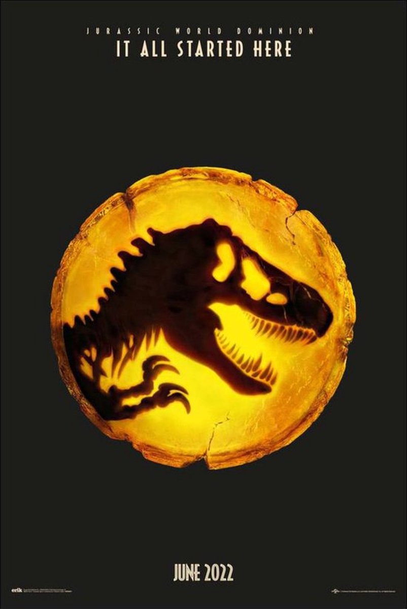 Grupo Erik Jurassic World Dominion Poster 61x91.5cm Multi color