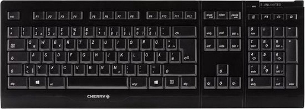 CHERRY B.UNLIMITED 3.0 - Toetsenbord en muis set - draadloos - 2.4 GHz - toetsschakelaar: CHERRY SX - zwart