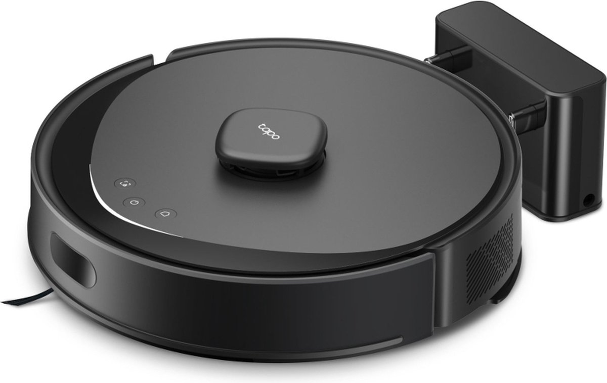 Afbeelding 2 van Tapo RV30 Max Robotstofzuiger met dweilfunctie - 5300 Pa Hyperzuigkracht - LiDAR+IMU Dual-navigatie - Vacuüm & Dweil met Tapo IQ+ Smart Cleaning- Zwart