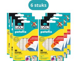 Bison Plakgum - Patafix Plakgum - Posterbuddies - Kleefpads - Plak gummetjes - Kneedlijm - Plakkers - 480 stuks