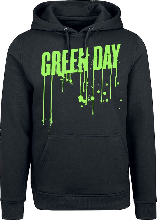 Green Day Revolution Drips Heren Trui met capuchon - zwart - L
