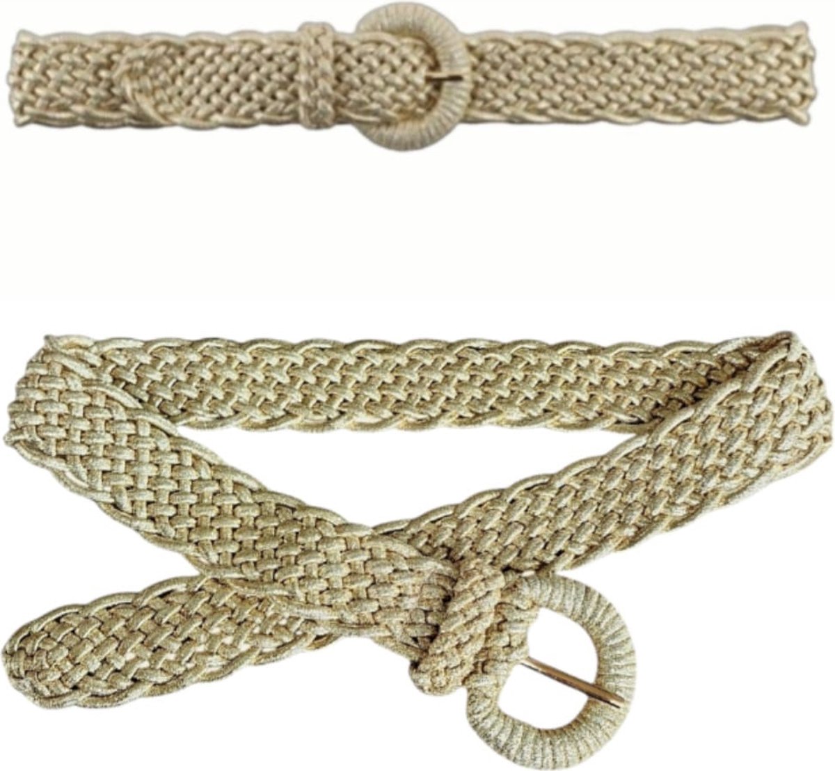 Mooie Dames Heup Riem Goud kleur -Tailleriem- Broekriem- One Size Elastische Comfort Stretch Belt- Jas, Blouse Topje, Jurk heupriem - Tailleriem- cadeau voor vrouwen| Moederdag Cadeau| Zomercollectie | Jurk| Jassen