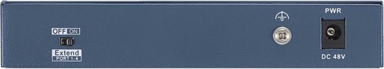 Commutateur Hikvision DS-3E0106HP-E 6 ports (4x PoE)