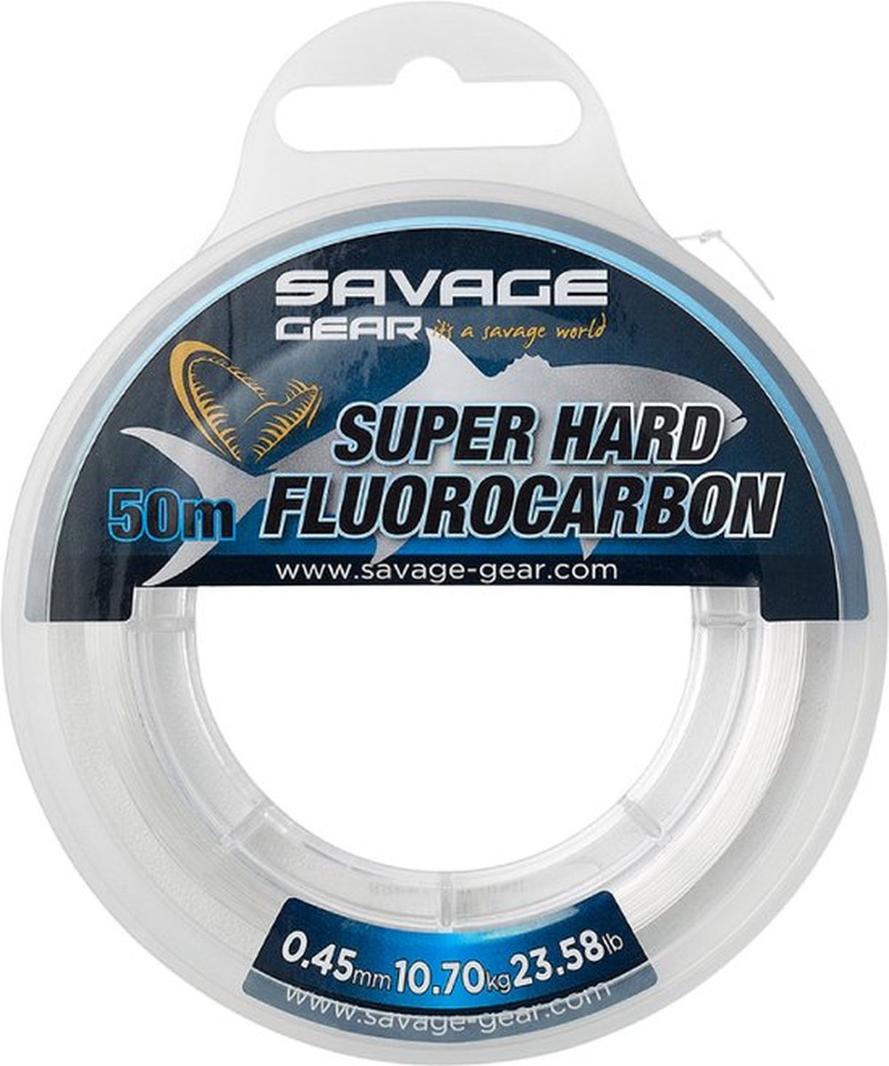 Savage Gear Super Hard Flurocarbon 50 M Transparant 0.500 mm