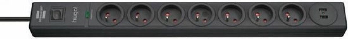 Power Socket - 7 Sockets with Switch Brennenstuhl (2 m)
