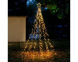 PhilzOps Kerstdecoratieve kerstverlichting, 50m 500 LED Kerstboomverlichting Buiten warm wit 8 Standen Kracht Waterdicht indoor Lichtslingers voor Huis kamer Tuin Balkon Bruiloft Feest Decoratie