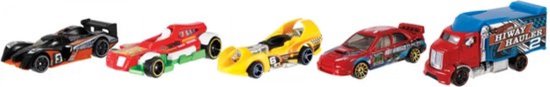 Coffret cadeau Hot Wheels avec 5 voitures