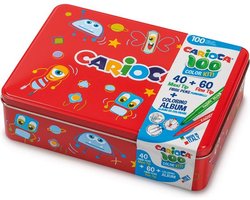 Carioca 100 Color Kit viltstift Fijn/extra vet Meerkleurig 100 stuk(s)