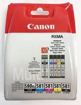 Canon PGI-580XL/CLI-581 - Inktcartridge - Multipack / Zwart