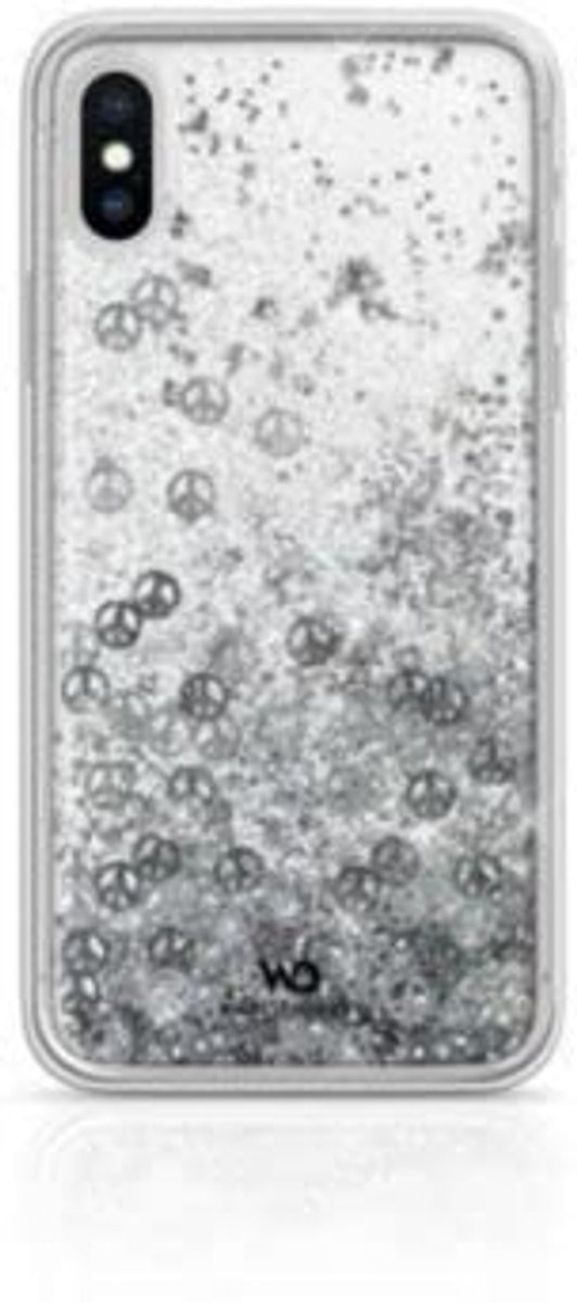 White Diamonds Sparkle mobiele telefoon behuizingen 14,7 cm (5.8") Hoes Zilver, Transparant