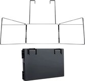 WoonWonder Self Cut Spiegel - 360° Draaibare Spiegel - Drieluik Ontwerp - Hangende Deurspiegel - Zelf Knippen, Make-up, Kapsel Styling en Scheren - Compact en Opvouwbaar - Spiegel om haar te knippen