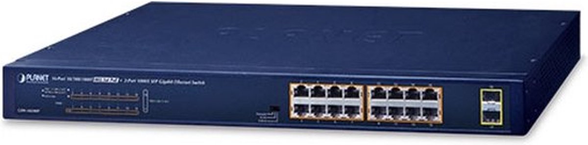 PLANET GSW-1820HP - Netwerk Switch - Unmanaged - PoE