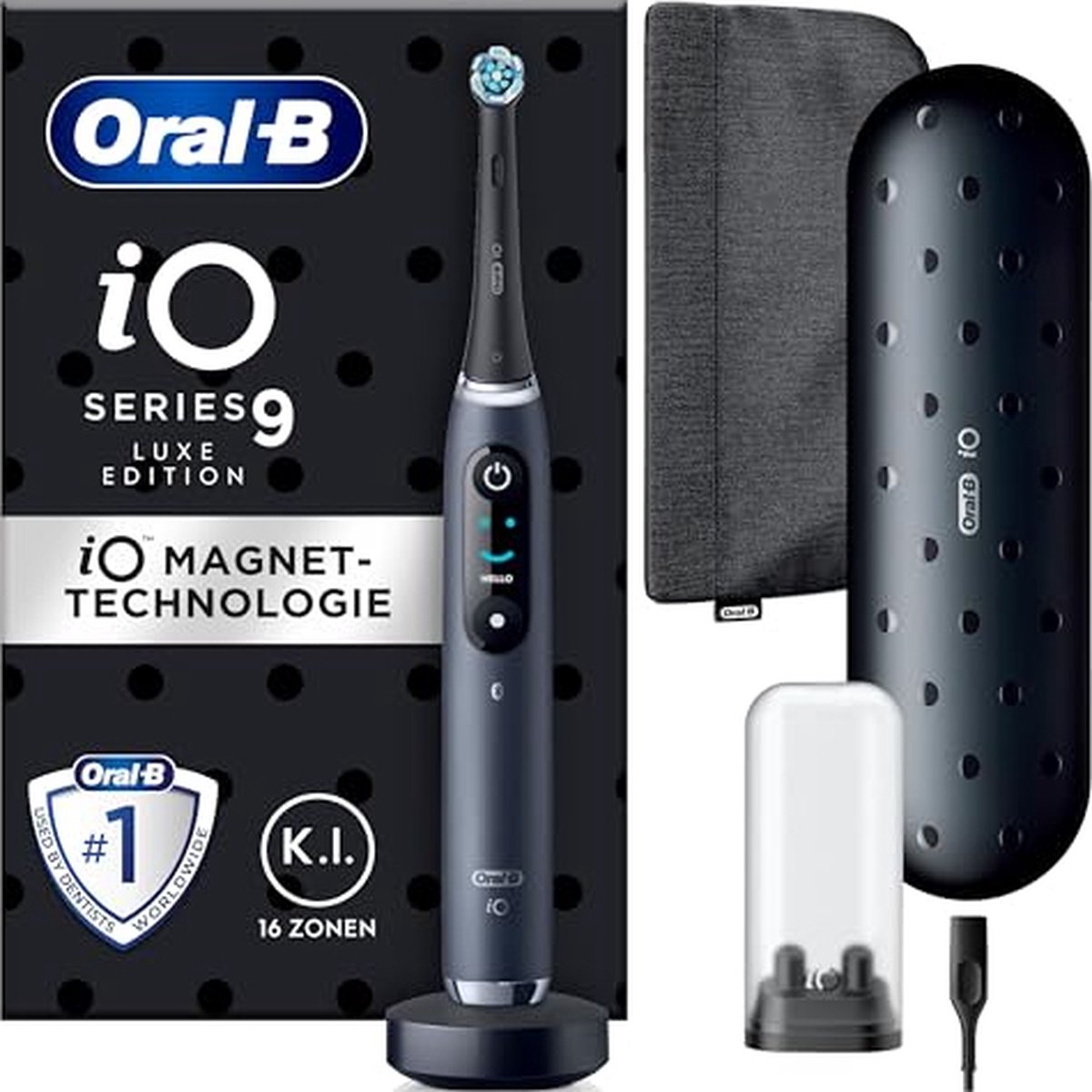 Oral-b Io-serie 9 Luxe Edition Met Etui Elektrische Tandenborstel Zilver