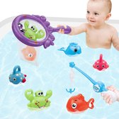 Stena Vishengel, Waterschietende Vissen en Schepnet - Badspeelgoed - Badspeeltjes - Bad Speelgoed - Jongen/Meisje - Baby/1 jaar/2 jaar/3 jaar - Kinderen