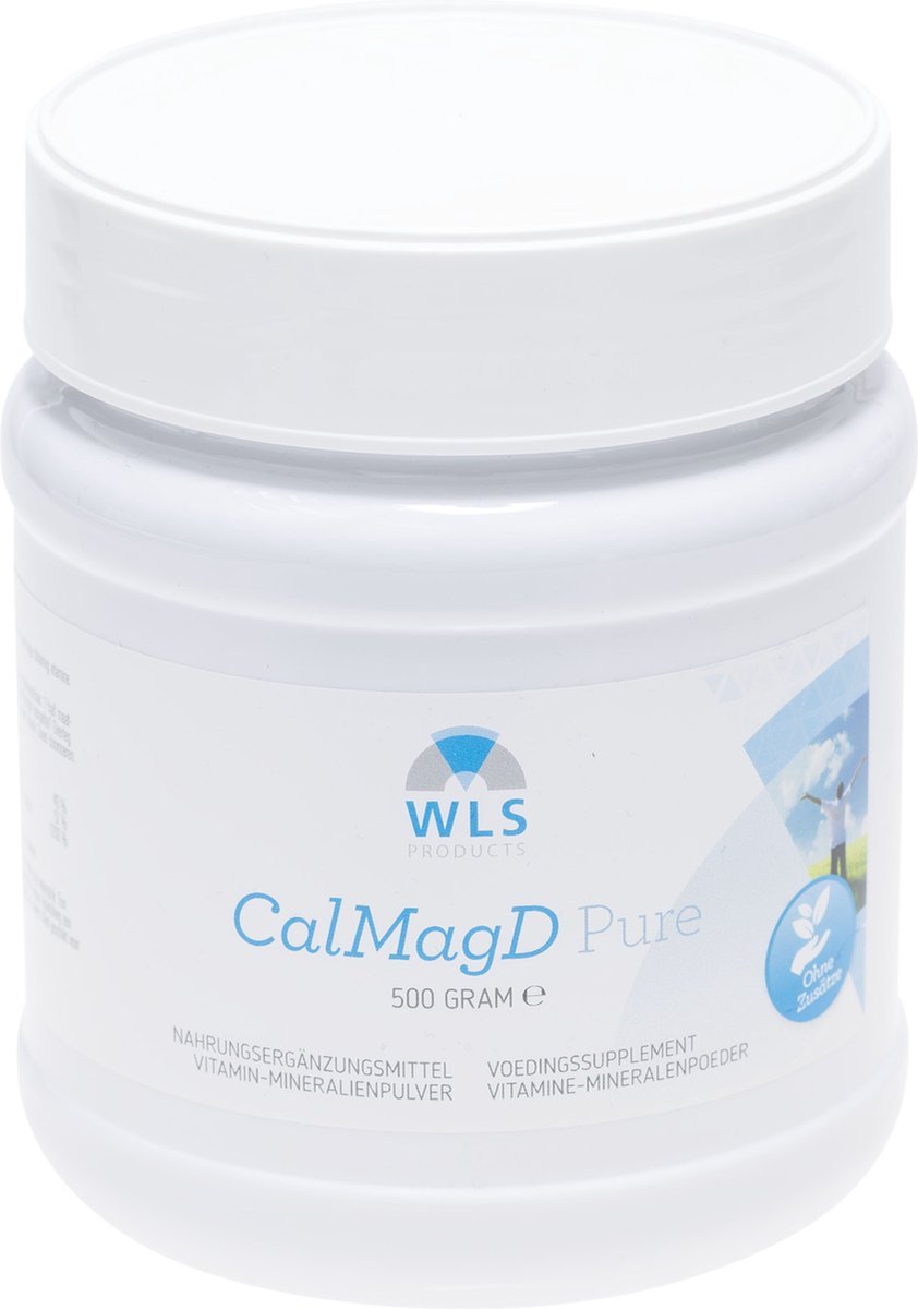 Goedkoopste WLS CalMagD poeder, Calcium, Magnesium en Vitamine D3