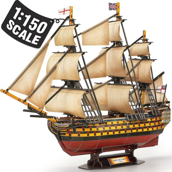 3D Puzzel l Scheepsmodel l 3D Model Schip San Felipe | 3D Model Bouw voor Volwassenen en Kinderen | 3D Puzzel Bouwen Schip l 3D Meerkleurige Puzzel