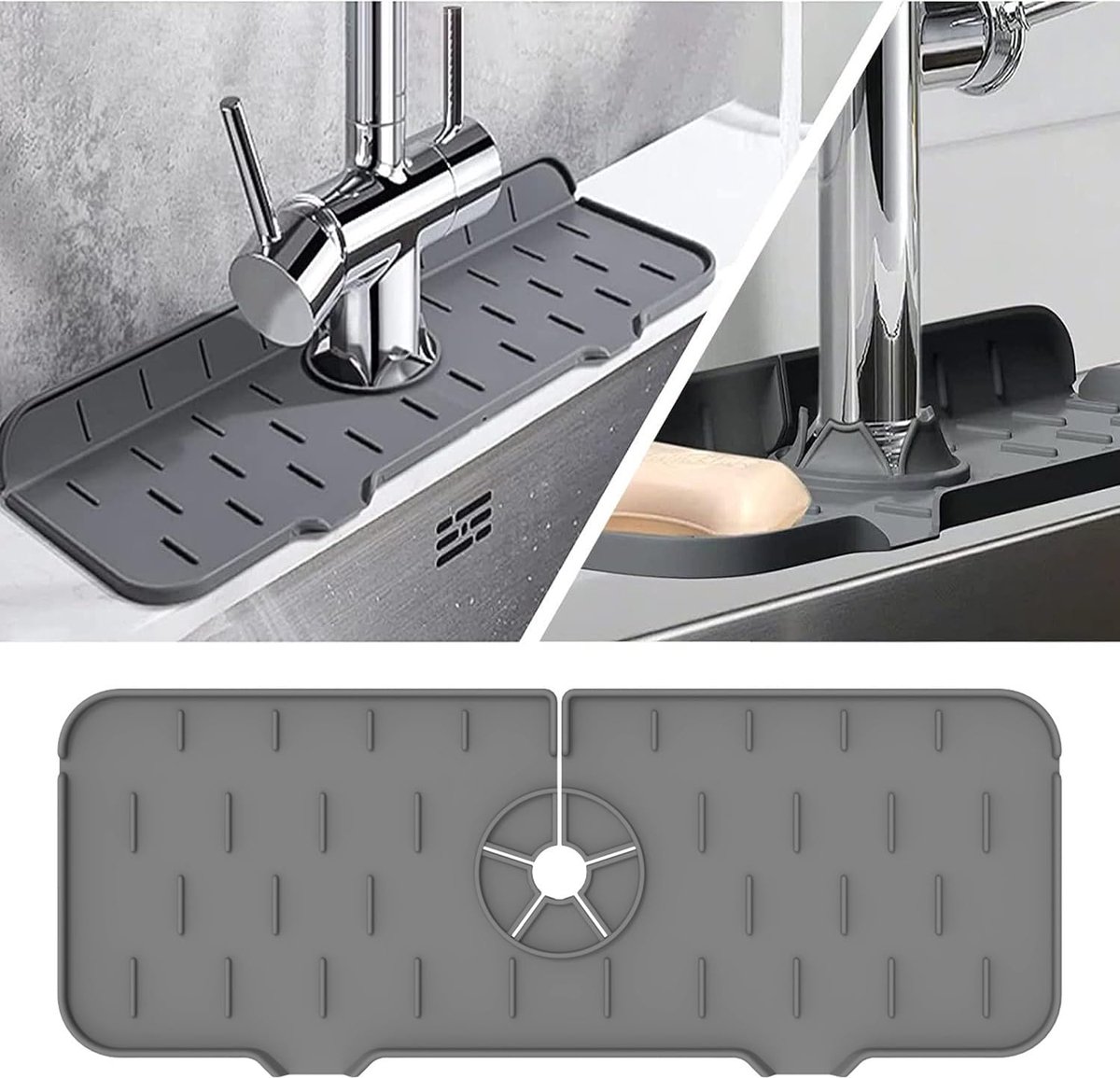 Goedkoopste Inovra ® Flexibele Siliconen Afdruipmat voor Keuken en Badkamer