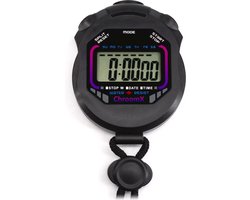 Stopwatch | Hardlopen | Sport | Water Bestendig | Timer | Zwart