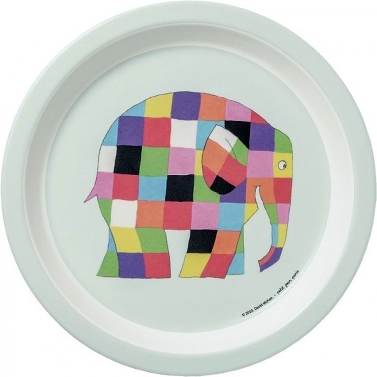 Goedkoopste Elmer bordje 18 cm rond