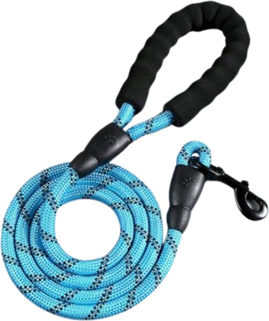 Brute Strength - Hondenriem - 140cm – volledig zwarte riem - leren