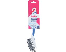 Sorbo Smart Brush – 3 borsteltypes – antislip handvat – blauw