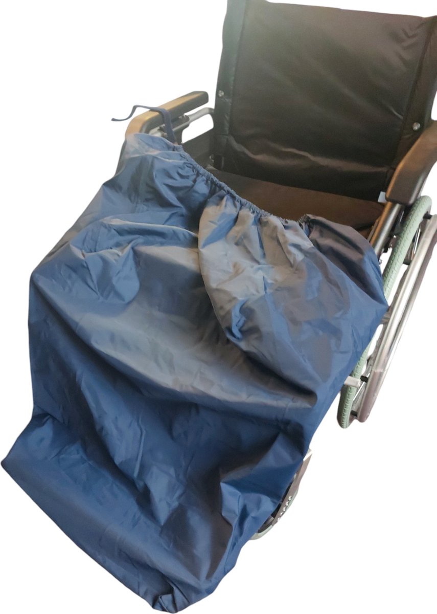 Goedkoopste Premis - Rolstoelhoes - Regencape voor over de benen - Waterafstotend - Marine Blauw