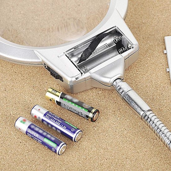 Lampe loupe avec lumière LED et pince, pour projets de lecture, de peinture au diamant et de point de croix