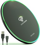 Golden Sound Draadloze oplader - Qi Snellader - Inclusief kabel - Geschikt voor 13 of hoger