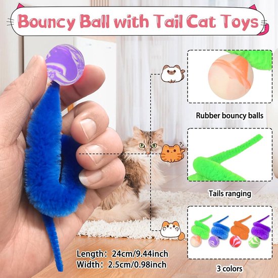 Kattenspeelgoedballen