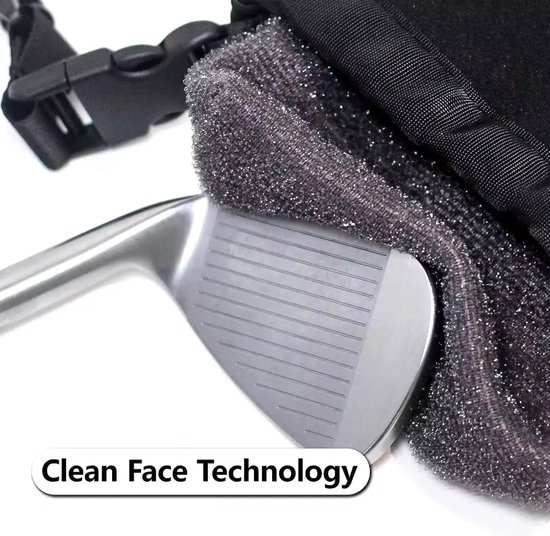 GolfClean Pro- De Reinigingstas voor Clubs en Ballen - Golf Accessoires - Zwart - Cadeau Set van Merkloos — afbeelding 2