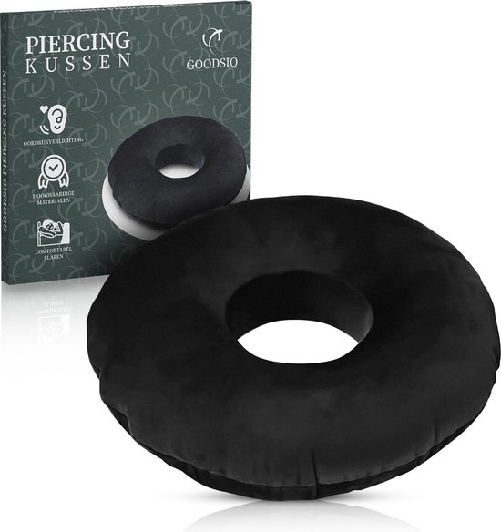 Ohr Piercing Kissen Versteckter Reiß verschluss Weiches Kissen Nacken Kopfstütze